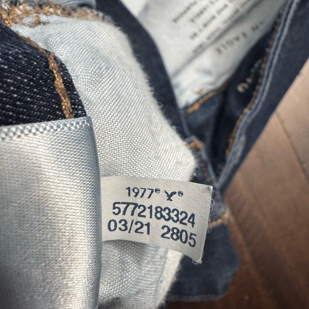 American Eagle Outfitters Dark Blue Skinny Jeans - Picture 7 of 7